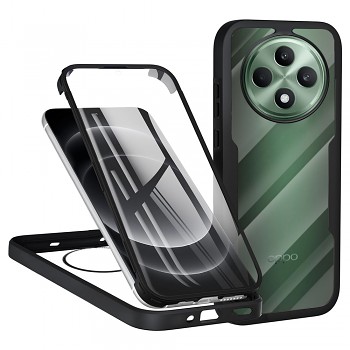 Techsuit ColorVerse 360 Series + Ochranné sklo pro Oppo Reno12 F/FS černá