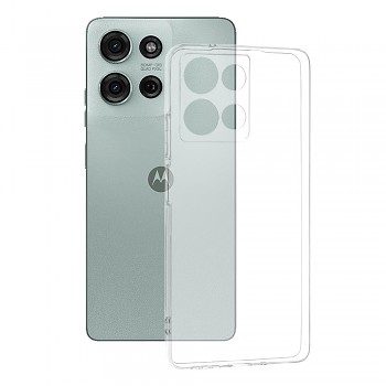 Techsuit silikonové pouzdro Motorola Moto G75 průhledné
