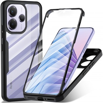 Techsuit ColorVerse 360 Series + Ochranné sklo Xiaomi Redmi Note 14 5G Černá