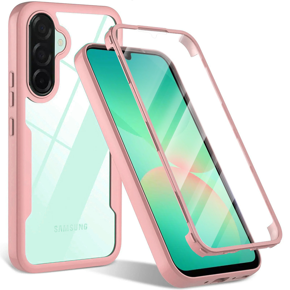 Levně Techsuit ColorVerse 360 Series s ochranným sklem Samsung Galaxy A26 5G růžový