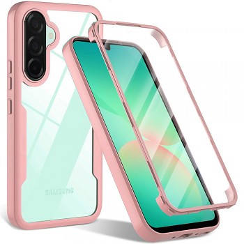 Techsuit ColorVerse 360 Series s ochranným sklem Samsung Galaxy A26 5G růžový