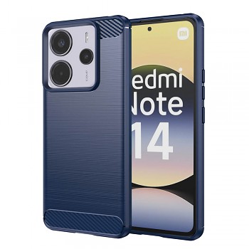 Techsuit Carbon Silicone pro Xiaomi Redmi Note 14 4G modrý