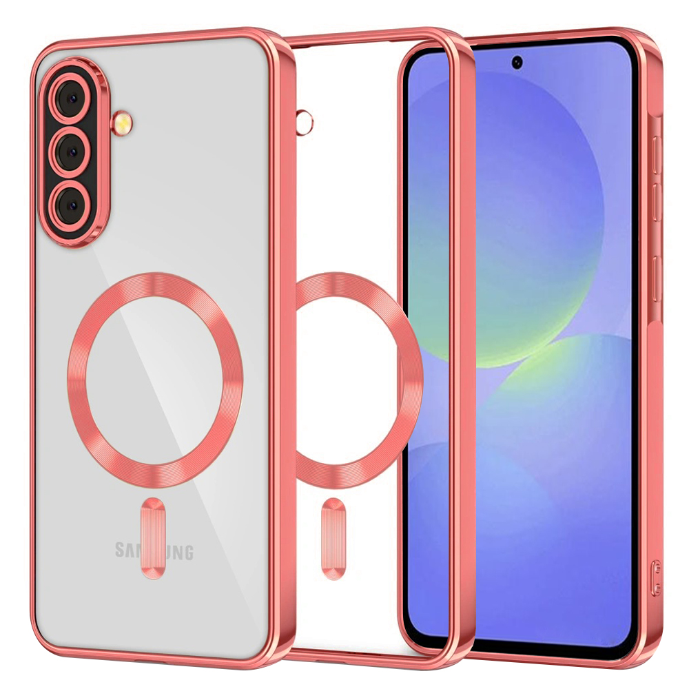 Levně Techsuit Luxury Crystal MagSafe pro Samsung Galaxy A36 5G A56 5G červená