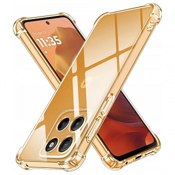 Techsuit Shockproof průhledný silikon pro Motorola Moto G15 G15 Power průhledný