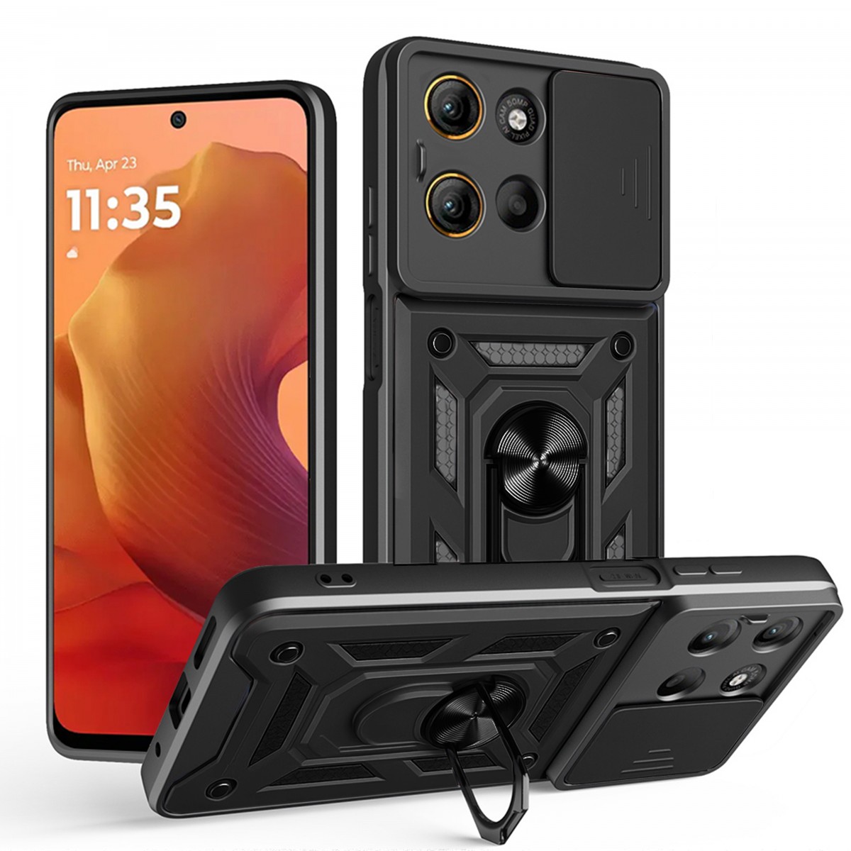Levně Techsuit CamShield Series pouzdro pro Motorola Moto G15 G15 Power černé