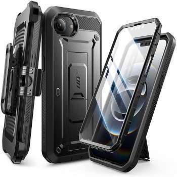 Pouzdro Supcase Unicorn Beetle Pro pro iPhone 16e černé