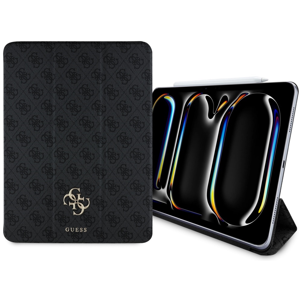 Levně Guess Magnetic 4G Big Logo pouzdro pro iPad Pro 13 2024/2025 černé