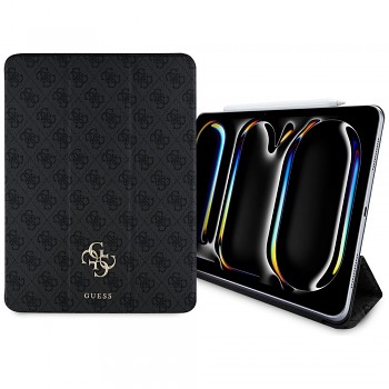Guess Magnetic 4G Big Logo pouzdro pro iPad Pro 13 2024/2025 černé