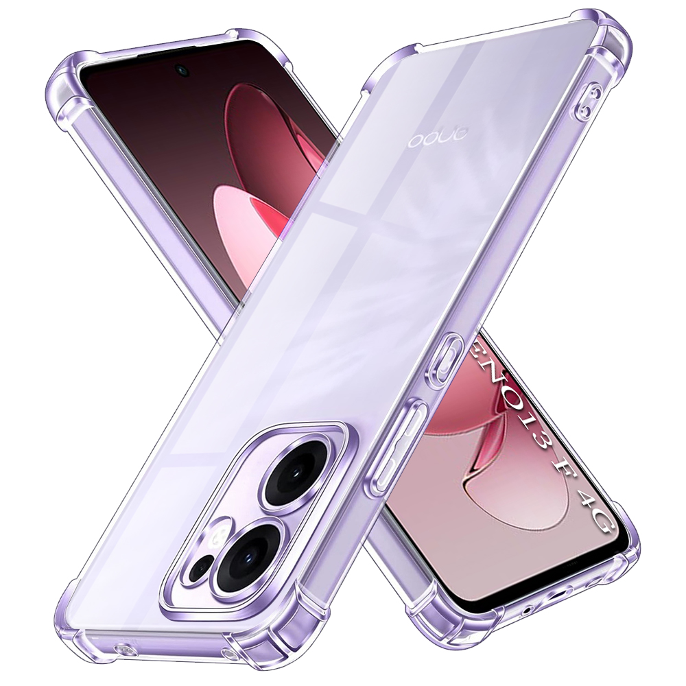 Levně Techsuit nárazuvzdorný čirý silikon pro Oppo Reno13 F 4G 5G FS 5G čirý