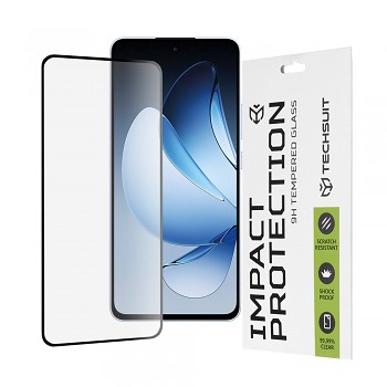 Ochranné sklo Techsuit 111D pro Oppo Reno13 černé