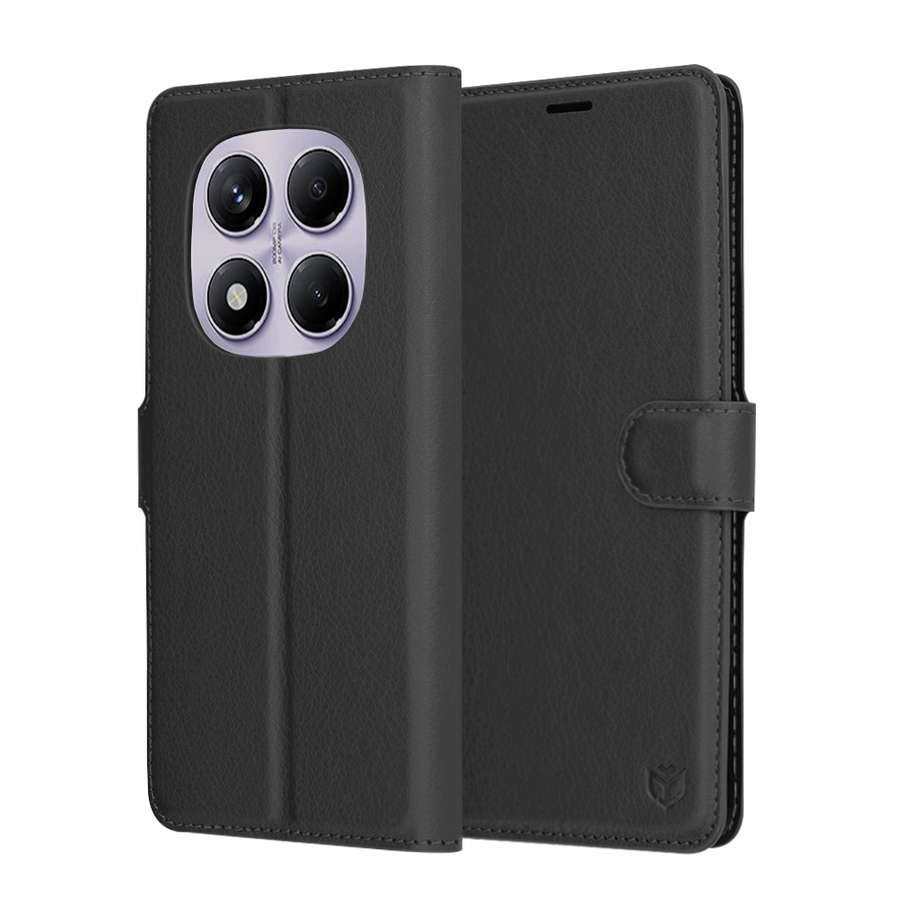 Levně Pouzdro Techsuit Leather Folio pro Xiaomi Redmi Note 14 Pro 4G černé