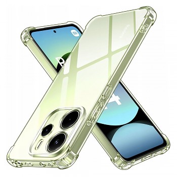 Techsuit Shockproof průhledný silikonový obal Xiaomi Redmi Note 14 4G průhledný