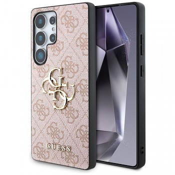 Guess Hardcase 4G Big Metal Logo Samsung Galaxy S25 Ultra růžová