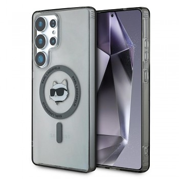 Karl Lagerfeld IML MagSafe Samsung Galaxy S25 Ultra Choupette's Head černá