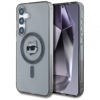 Karl Lagerfeld IML MagSafe Samsung Galaxy S25 Choupette's Head černá