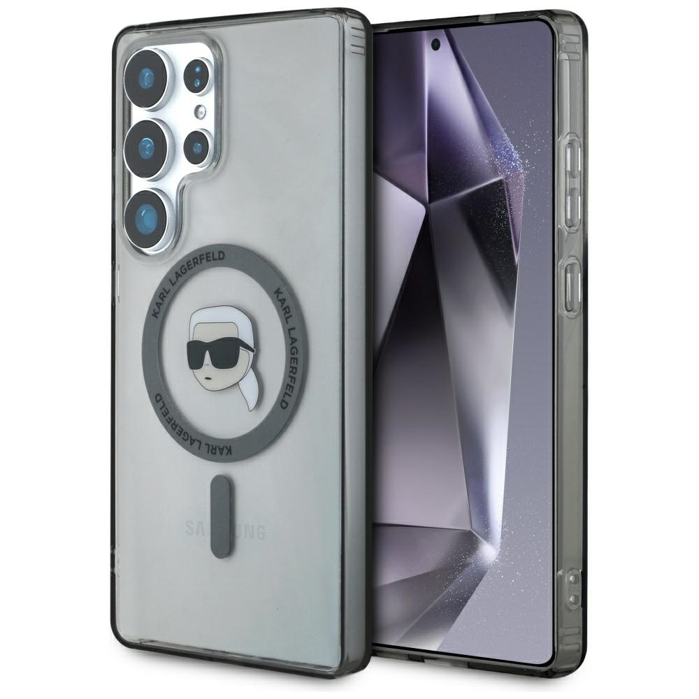 Levně Karl Lagerfeld IML MagSafe Samsung Galaxy S25 Ultra Karlova hlava