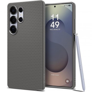 Spigen Liquid Air Samsung Galaxy S25 Ultra mramorově šedá