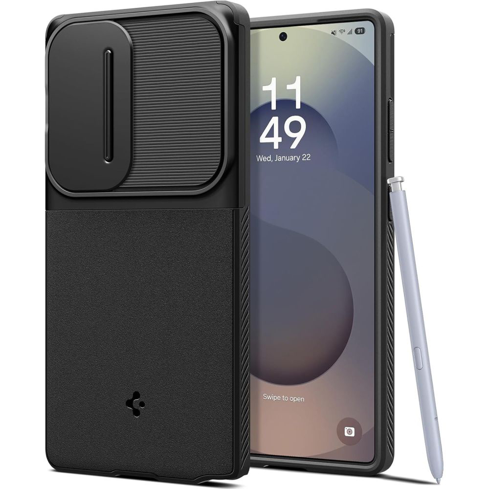 Levně Pouzdro Spigen Optik Armor pro Samsung Galaxy S25 Ultra černé
