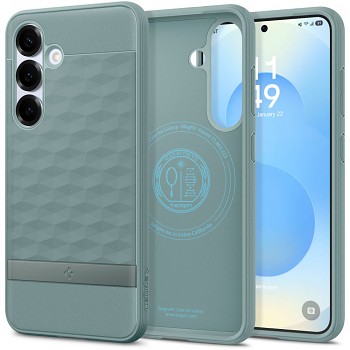 Spigen Caseology Parallax MagSafe pro Samsung Galaxy S25 Plus zelená šalvěj