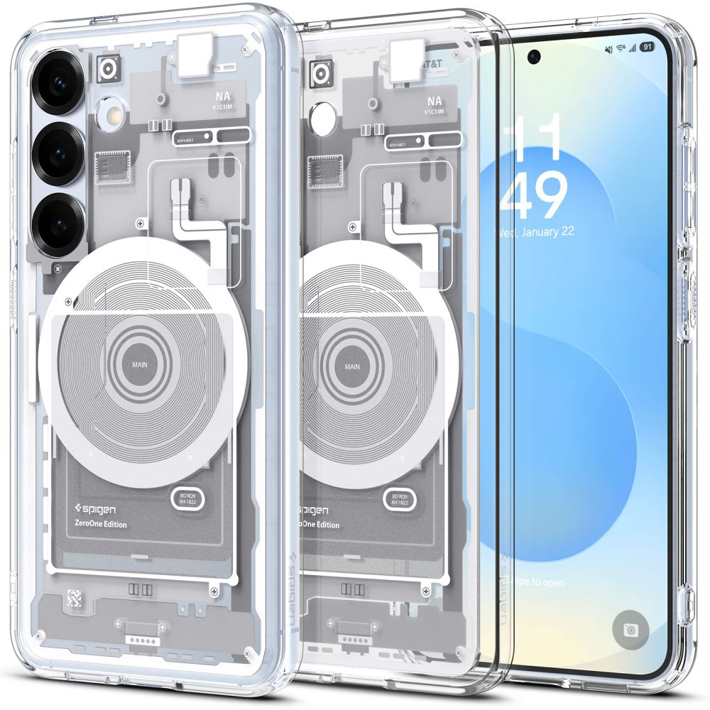 Spigen Ultra Hybrid Zero One MagSafe pro Samsung Galaxy S25 bílá