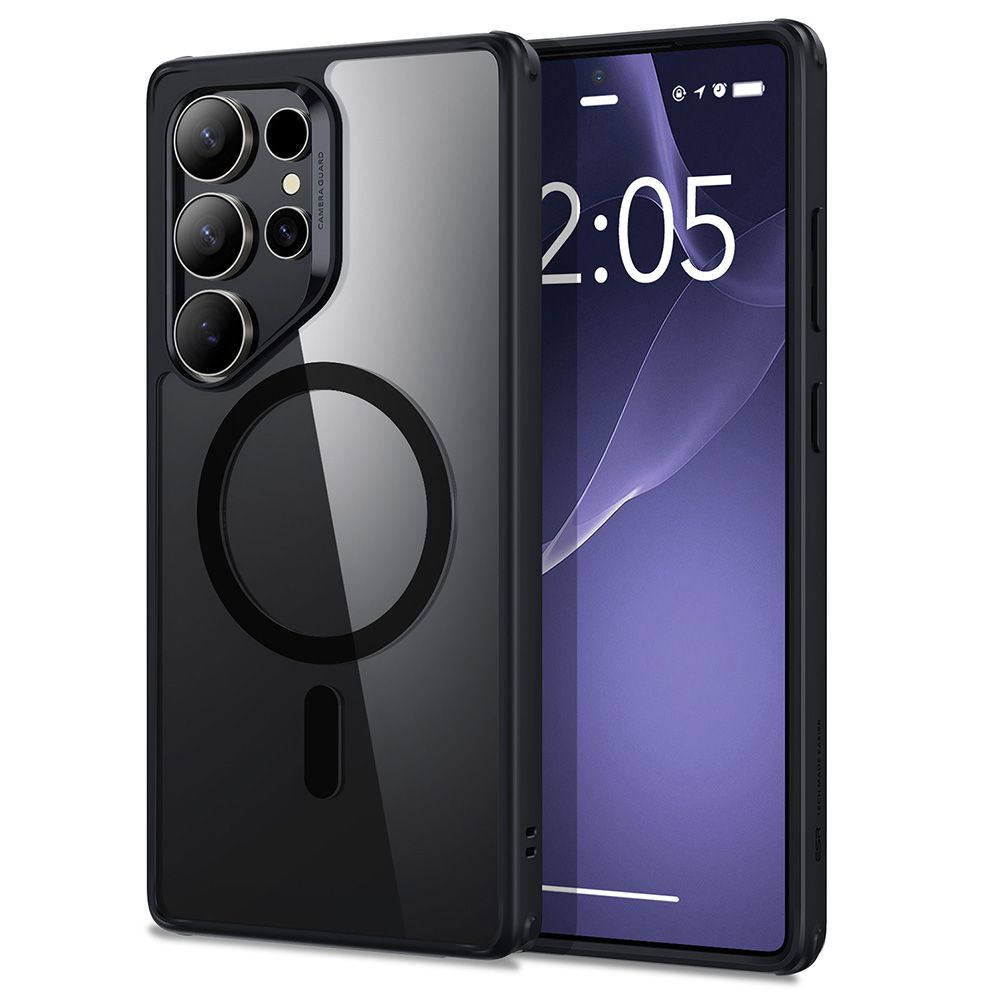 Levně ESR Classic Hybrid HaloLock pro Samsung Galaxy S25 Ultra černá průhledná