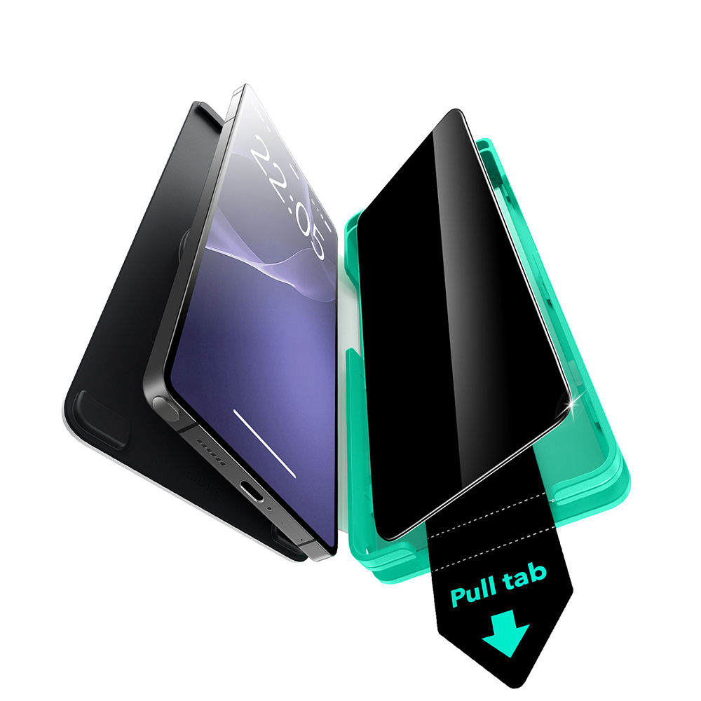 Levně Ochranné sklo ESR Samsung Galaxy S25 Ultra Privacy černé