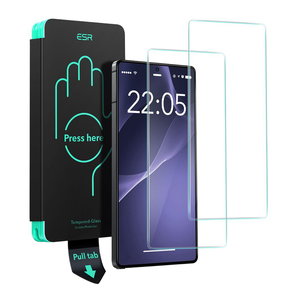 Levně ESR Tempered Glass 2ks Samsung Galaxy S25 Ultra průhledné