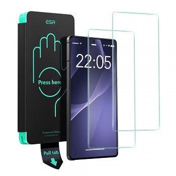 ESR Tempered Glass 2ks Samsung Galaxy S25 Ultra průhledné