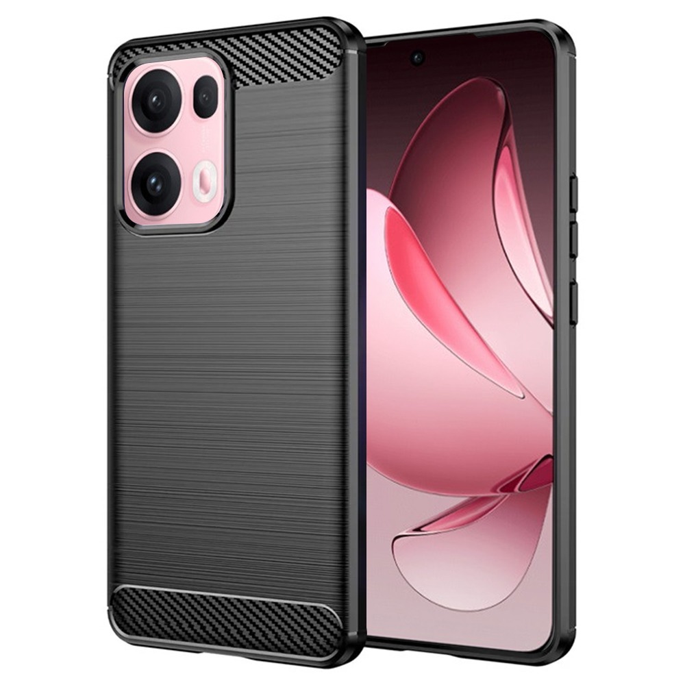 Levně Techsuit Carbon Silicone pro Oppo Reno13 Pro černý