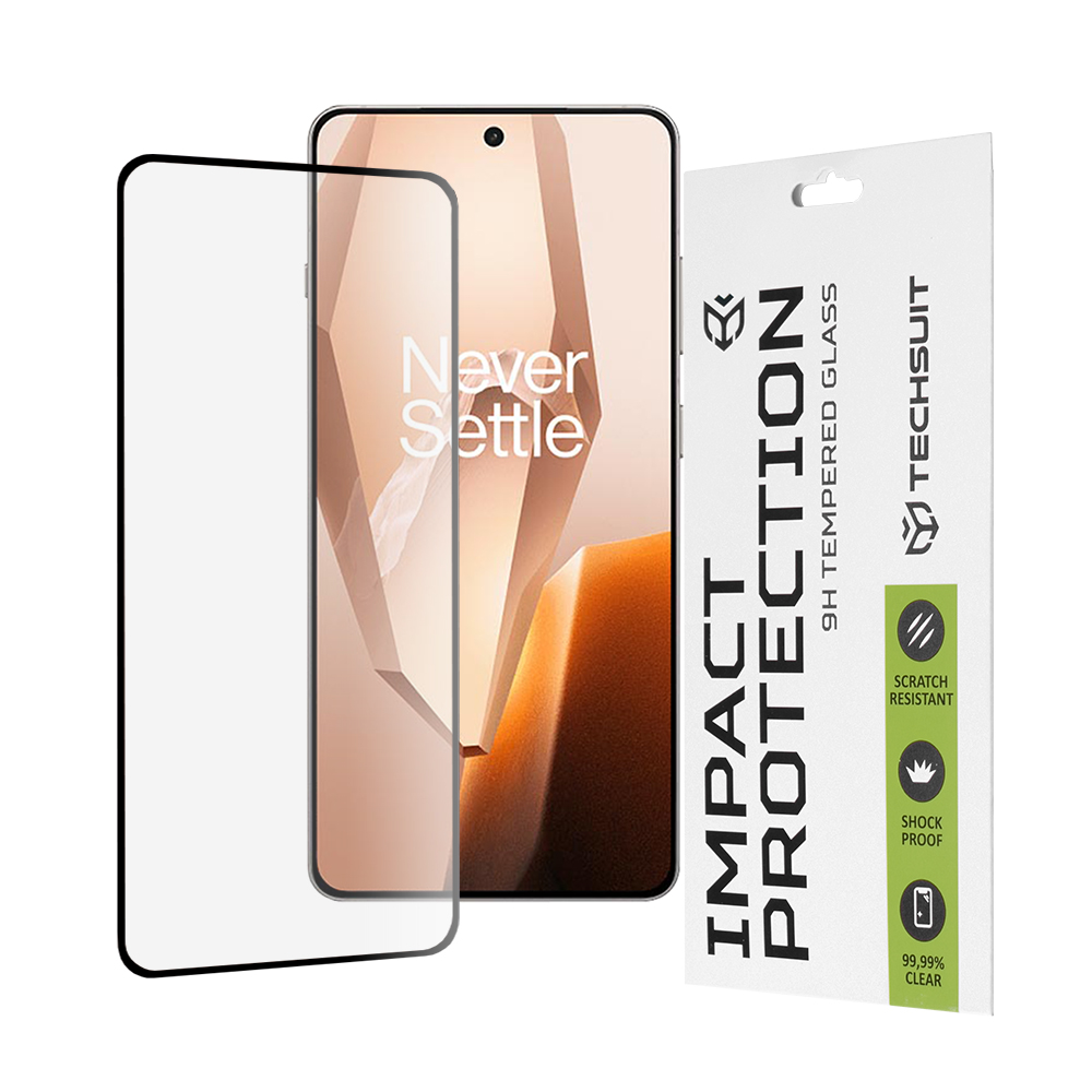 Levně Ochranné sklo Techsuit 111D pro OnePlus 13R černé