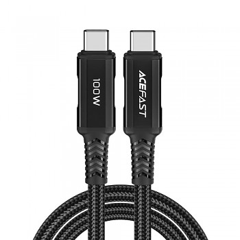 Acefast Data Cable C4-03 Type-C na Type-C 100W 5A 480Mb/s Rychlé nabíjení 2m černá