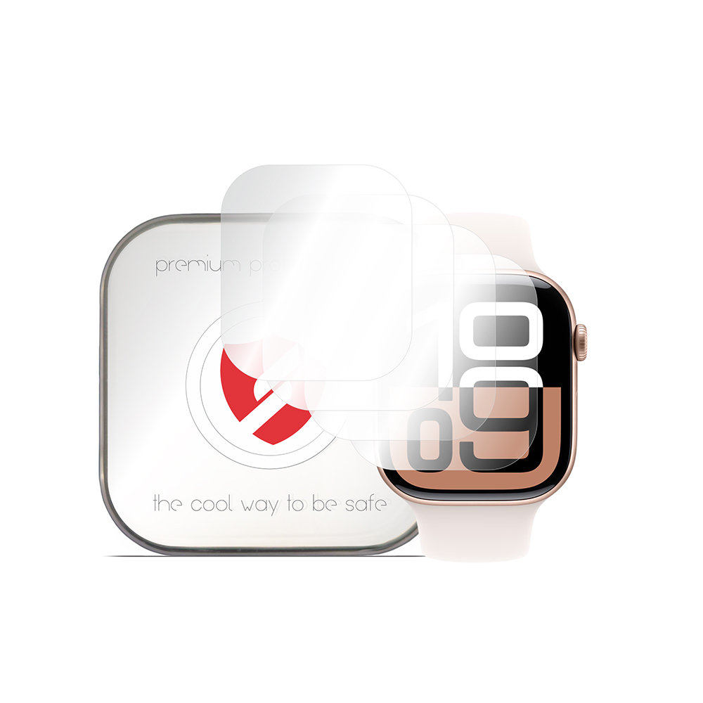 Levně Smart Protection Premium Classic 4 balení Apple Watch 10/11 42mm průhledná