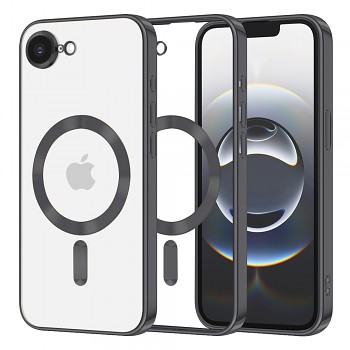 Techsuit Luxury Crystal MagSafe pro iPhone 16e černý