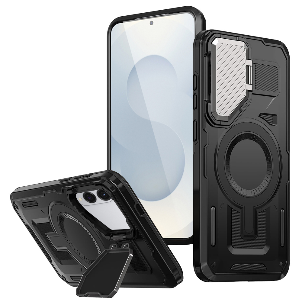 Levně Pouzdro Techsuit CamVault MagSafe pro Samsung Galaxy S25 Edge černé