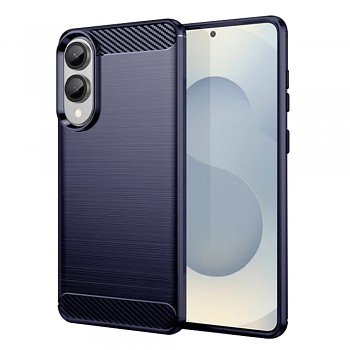 Techsuit Carbon Silicone pro Samsung Galaxy S25 Edge modrý