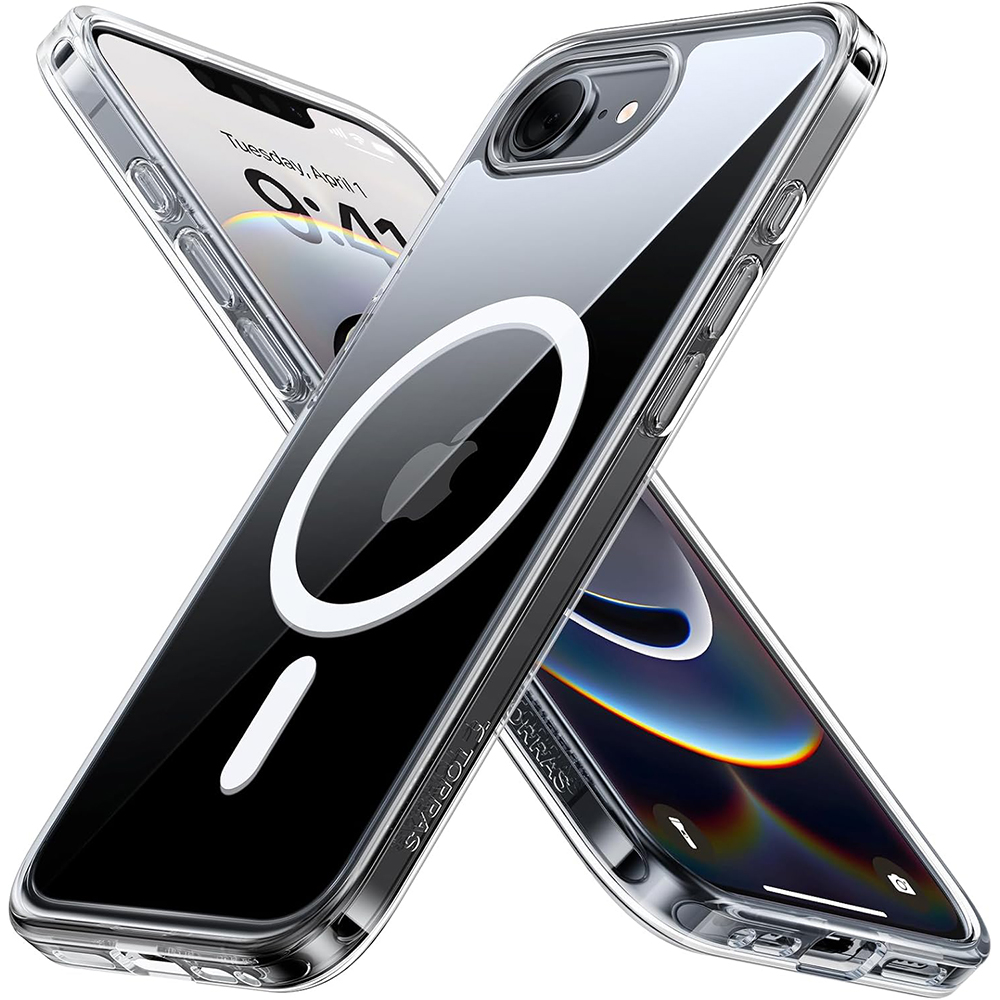 Torras Guardian Magnetic Series iPhone 16e průhledný obal