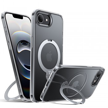 Torras Ostand Spin MagSafe Series iPhone 16e průhledný