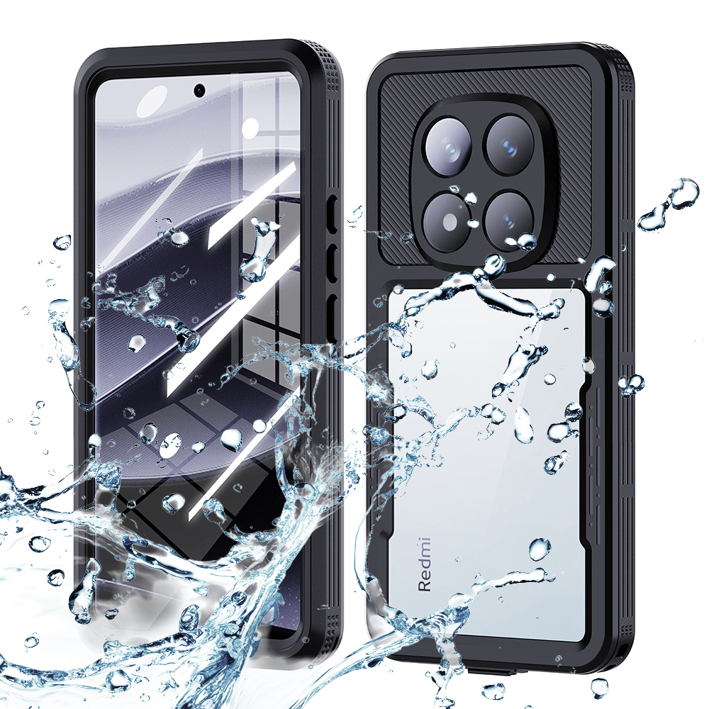 Levně ShellBox Vodotěsné pouzdro IP68 Xiaomi Redmi Note 14 Pro 5G Poco X7 černé