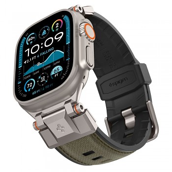 Spigen DuraPro Armor pro Apple Watch (42/44/45/46/49mm) vojenská zelená