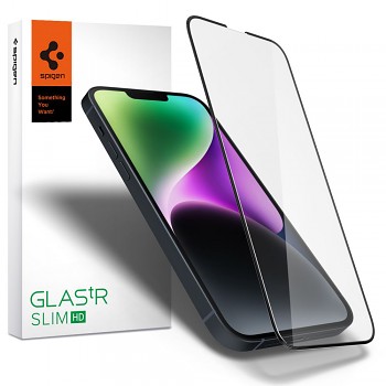 Spigen Glas.tR Slim pro iPhone 13 13 Pro 14 16e černý