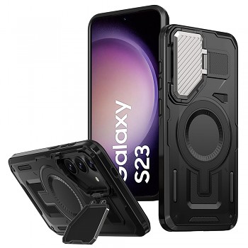 Techsuit CamVault MagSafe pro Samsung Galaxy S23 černý