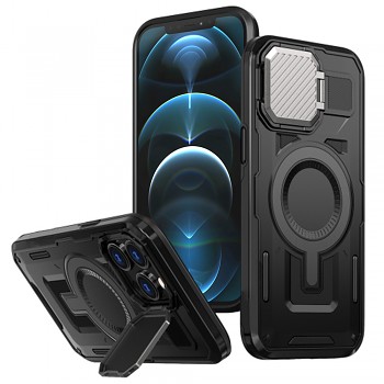 Techsuit CamVault MagSafe pro iPhone 12 Pro Max iPhone 13 Pro Max černá