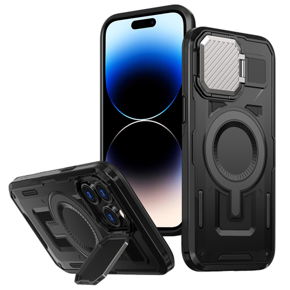 Levně Techsuit CamVault MagSafe pro iPhone 14 Pro černý