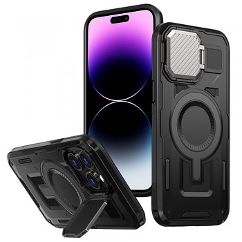 Techsuit CamVault MagSafe pro iPhone 14 Pro Max černý