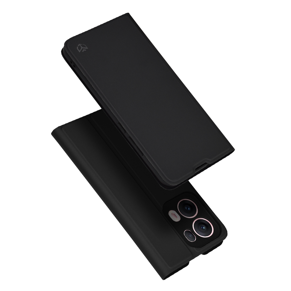 Levně Pouzdro Techsuit Magskin Book pro Oppo Reno13 Pro černé