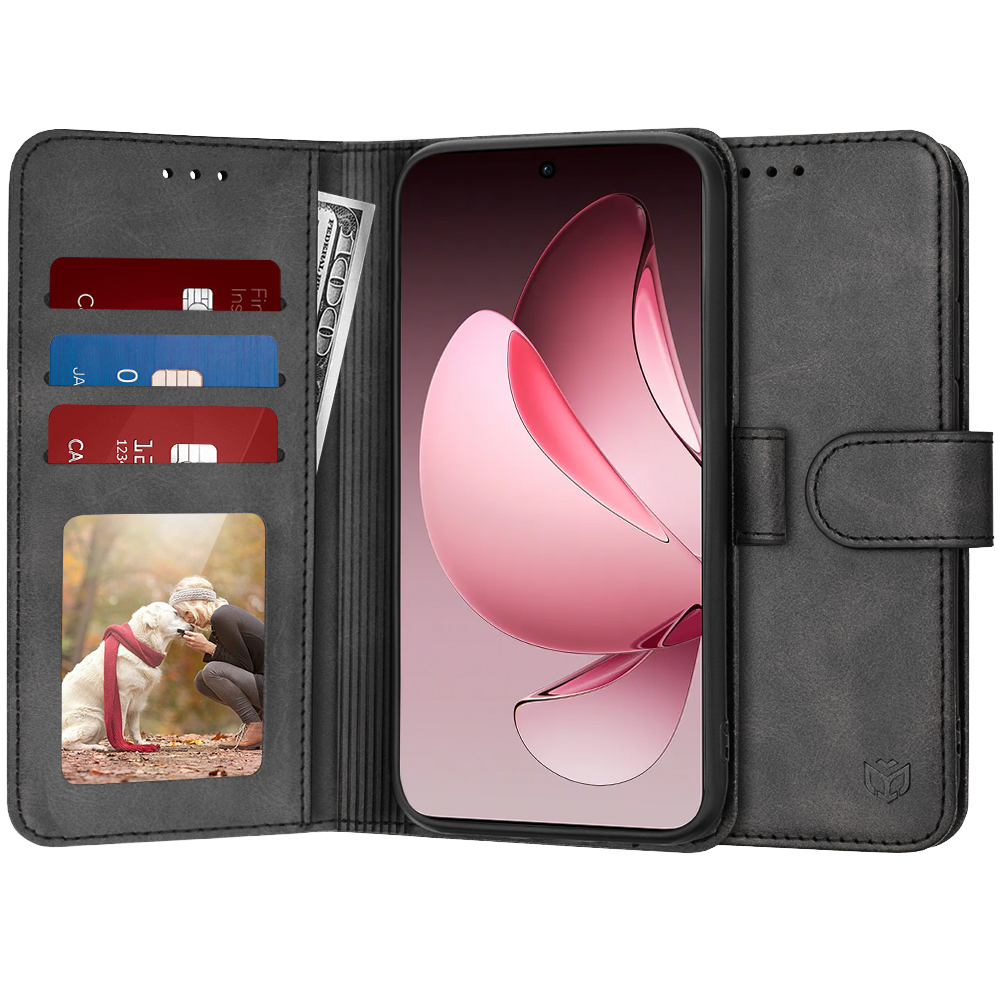 Levně Techsuit Diary Book pro Oppo Reno13 Pro černá
