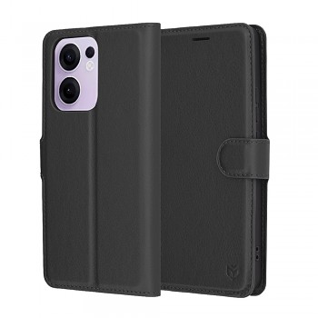 Pouzdro Techsuit Leather Folio pro Oppo Reno13 F Reno13 FS černé