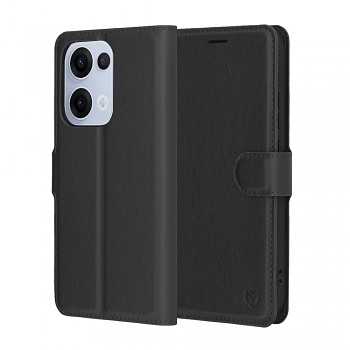 Pouzdro Techsuit Leather Folio pro Oppo Reno13 černé