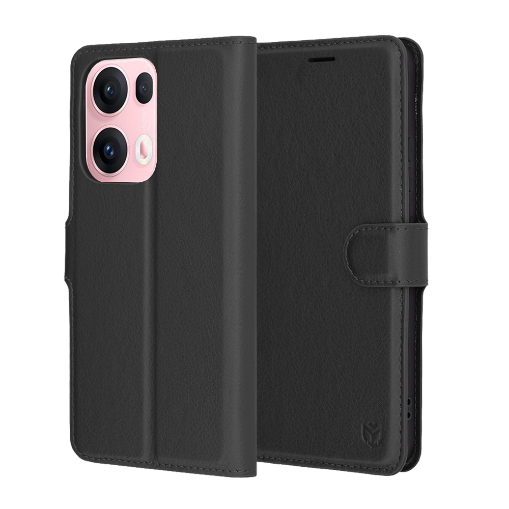 Levně Pouzdro Techsuit Leather Folio pro Oppo Reno13 Pro černé