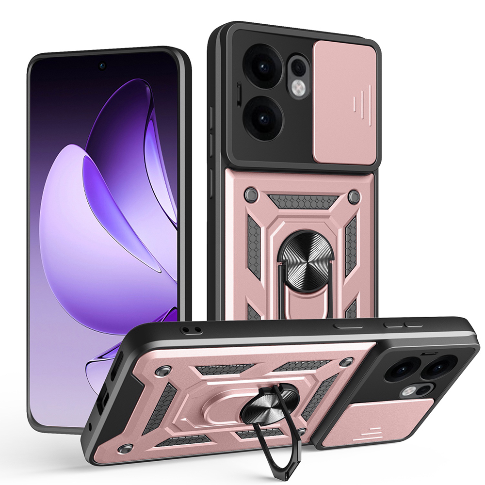 Levně Techsuit CamShield Series pro Oppo Reno13 F 4G Reno13 F 5G Reno13 FS 5G růžově zlatá